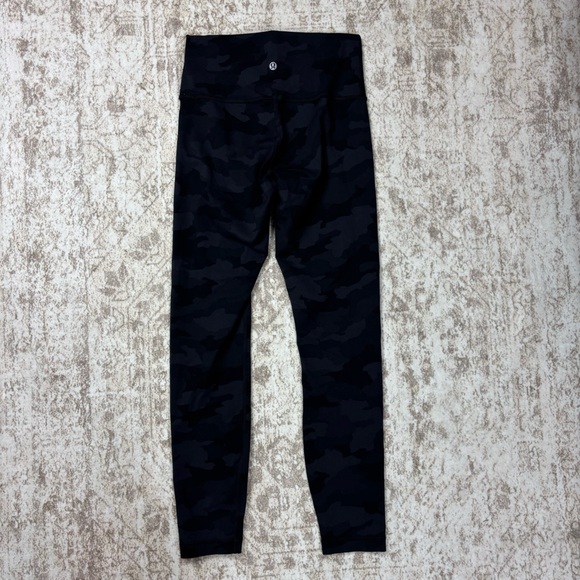 Lululemon Wunder Train High Rise Tight 25” Camo Deep Coal Multi Size 6 - Picture 2 of 7